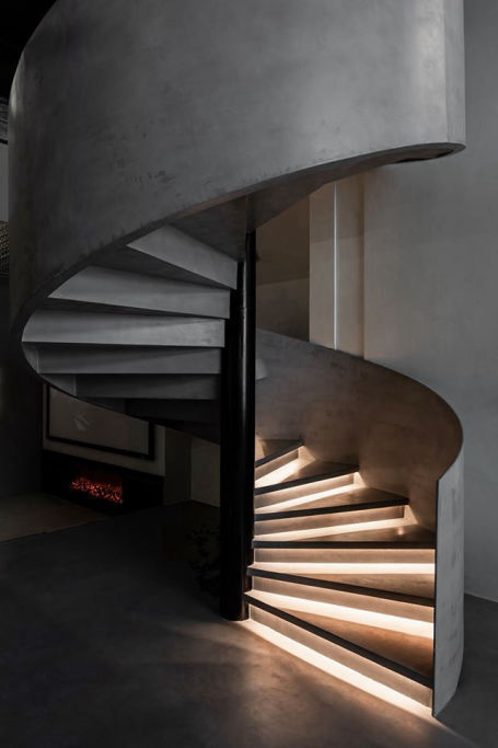 mikro beton merdiven
